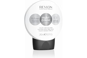 REVLON PROFESSIONAL Nutri Color Filters Maschera Colorata Capelli, Protettiva, Istantanea e Multidimensionale, Argento Intenso 1011, 240 ml
