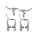 Produktbild Promax Fahrrad V-Brake Bremsen-Set Bremse silberfarben - 01110101