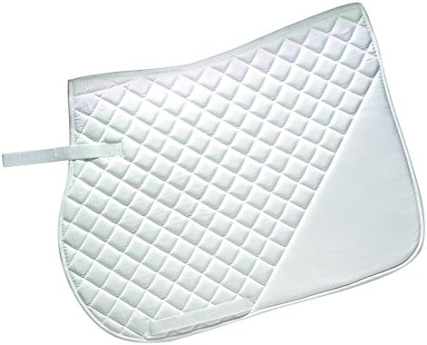 Riding World Saddle Cloth With Unquilted Corner