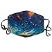 Produktbild Vbnbvn Unisex Mundmaske,Wiederverwendbar Anti Staub Schutzhülle,Balloons Fantasy Storm Unisex Creative Mouth-Masks Washable 100% Polyester Comfortable Breathable Health Anti-Dust Half Face Masks