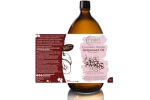 PEARL NATURAL OILS Huile de pépins de raisin - Cosmetic Grade 1 liter