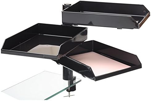 File 2000 703 NE – Set of 3 Trays with risers, black