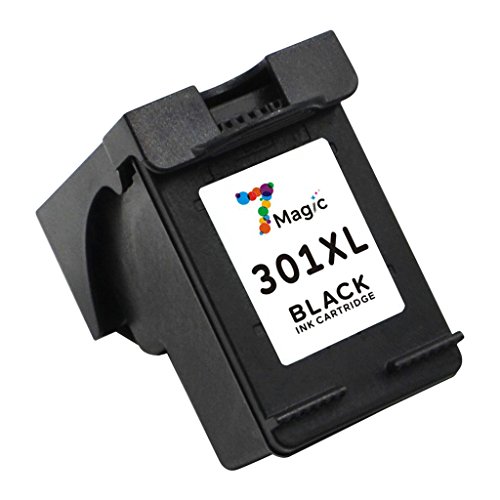 7Magic 2-Pack (1x Schwarz, 1x Farbe) Remanufactured Druckerpatronen Ersatz für HP 301 301XL Multipack Tintenpatronen Kompatibel mit HP Deskjet 1000 1010 1510 1050 1050a 1055 2000 2050 2050a 2054a 2510 2540 2542 2544 3050 3054a 3052a 3055 3059a, HP Envy 4500 4502 4504 4505 4570 5530 5532 5534 5539, HP Officejet 2620 2622 4630 4632 4634 4636 Drucker - 5