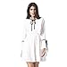 Produktbild DressLily Damen Cocktail Morgenmantel Gr. X-Large, weiß