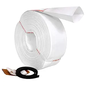 Laminated Woven Lay Flat Tube Pipe HDPE V.K. Sarvottam HDPE ISI 50 MM 60 mtr Bundle with Puncture Kit