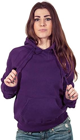 Ladies Hooded Sweatshirts Sizes XS to 4XL HOODIES FOR WORK CASUAL SPORTS LEISURE (30 - 32 4XL / XXXXL, PURPLE)