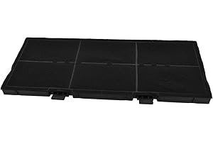 AllSpares Filtr z węglem aktywnym do okapów kuchennych odpowiedni do Bosch DSZ4561 / 11025806, Siemens LZ45610 i Neff Z54TC02X0 (462 x 198 x 30 mm)