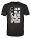 Produktbild Single Taken In The Garage Funny T-shirt (M, Black)