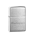 Produktbild Original Zippo Benzinfeuerzeug mit Gravur – Hashtag bester Papa – Standard – Feuerzeug (Chrom-gebürstet) in schwarzer Zippobox - unbefüllt - Geschenke für Väter – 3,5 x 5,5 x 1,2 cm