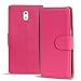 Produktbild Nokia 3 Bookstyle Hülle, Conie Mobile PU Leder Schutzhülle Handytasche Bookcase Tasche Premium Klapphülle in Pink