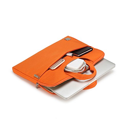 Caison 15.6″ Laptop NoteBook Bag Hülle Tasche 15.6 Zoll Handbag Schoner Abdeckung (Orange) - 5