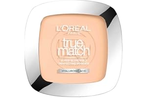 ‎L'OREAL PARIS L'Oréal Paris Puder Make up, Mattierendes Kompaktpuder mit LSF 8, Inkl. Spiegel und Schwamm, True Match Puder, Nr. 1.R, 9 g