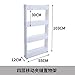 Produktbild XIGUAZWJ Multifunktions-Rack Gap Rahmen Küche Sandwich Storage Rack Rack Mobile Storage Rack Gap Kunststoff Winkel Frame, Vier Etagen