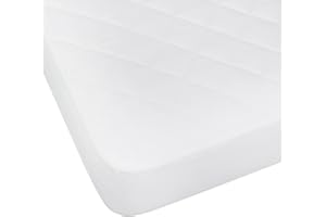 Pikolin Home - Protector de Colchón 150 x 190/200 cm - Acolchado y Transpirable, Ajustable, Tratamiento Higiénico, Certificado Oeko-Tex, para Cama de 150, hasta 32 cm de Altura - Cubrecolchón