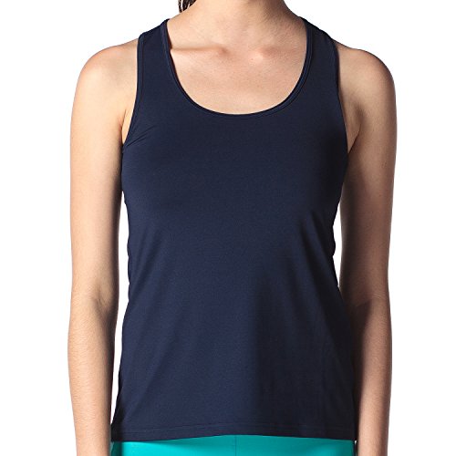 Lapasa Damen Tanktop - Quick Dry, Damen Sport Tank Top mit kräftigen Farben und Racerback, dehnbar und atmungsaktiv, L006, 12 Farben