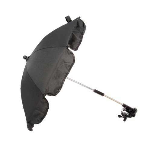Zobo Black Pushchair Stroller Universal Parasol Sun Umbrella - UPF/SPF 50+ UV Protection