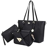 ANLASS: Damen Handtaschen sind perfekt für arbeit, schule, reisen, dating, shopping, business etc. Die klassische schwarze farbe passt zu jedem Ihrer outfits
