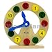 Produktbild UHR LERNSPIEL KINDERUHR LERNUHR HOLZUHR HOLZ STANDUHR Holzlernuhr Schule Zeit