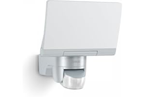Steinel Projecteur LED XLED Home 2 S, orientable à 180°, puissance 13,7 W, détecteur de mouvement 180°, portée 10 m, argent