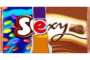 SIGNS 2 ALL Sexy Chocolate Novelty Wrappers Insults Valentines Day Love Gift Present Rude Funny (Chocolate BAR NOT Included)