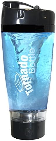 Tornado Bottle 2.0 USB Rechargeable Vortex Mixer, Electric Protein Shaker, Tumbler, Leak Proof, BPA Free, 20oz (black)
