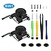 Produktbild Keten 2er Pack Ersatz 3D Joystick Analoger für Nintendo Switch Joy Con Controller, Inklusive Tri-Wing + Kreuzschraubendreher Werkzeug + Pinzette + 4 Thumbstick Caps + Pry Tools + 6 Schrauben