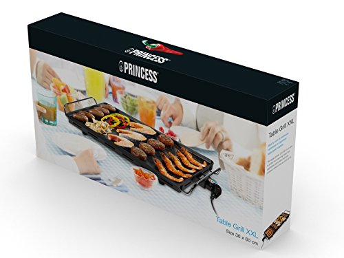Princess 01.102325.01.404 Table Chef XXL Thermostat verstellbar von Genauigkeit, 36 x 60 cm, Schwarz - 6