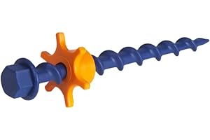 Peggy Peg Peg&Stop - Juego de 6 piquetas con contratuerca