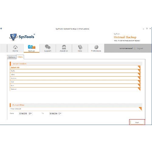 Hotmail Backup
