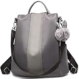 Charmore Damen Rucksack Wasserdichte Nylon Schultaschen Anti-Diebstahl...