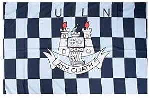 FOXCUP Official GAA Dublin Crest County Flag 5 Feet x 3 Feet Green, White, Black