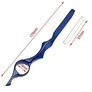 Neverland Feather Cut Hairdressing Shave Razor Tool Hair Styling Thinning-Silver - Image 3