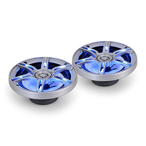 Car Hifi Set Potsdam kompaktes 2.0 System 600W Kompakt Amp Boxen LED-Effekt