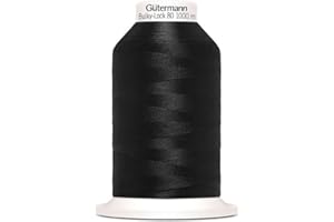‎NÄHMIT Nähmit - Gütermann Bulky Lock 80 Bauschgarn 1000m Rolle Overlockgarn (01-000)