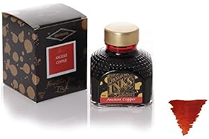 Diamine Flacon d'encre de stylo plume, 80 ml, turquoise Cuivre vieilli