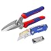 Produktbild WORKPRO Kombischere Allesschneider Quick-release Universalmesser Cutter Klappmesser Satz mit 10 Klingen