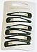 5cm Hair Sleepies Clips Accessories - School Colour Bottle Green