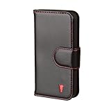 Die TORRO Premium Brieftaschen-Hülle für iPhone SE / iPhone 5S / iPhone 5 ist handgefertigt aus echtem hochwertigem italienischem Leder.