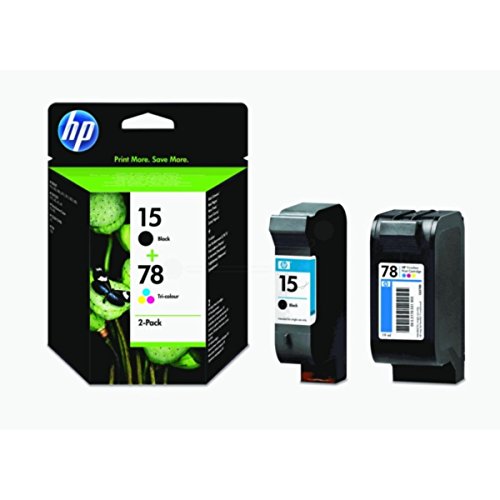HP - Hewlett Packard DeskJet 940 C (15+78 / SA 310 AE) - original - 2 x Druckkopf Multipack (schwarz, cyan, magenta, gelb)