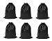 Demoda Mens Black Shoe Bag/Womens Shoe Bag/Drawstring Bag Multipurpose Bag/Pouch/Potli(Pack of 6-Black) RS.195.00