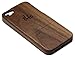 Produktbild t4c Echtholz Walnuss Cover für iPhone 5 / 5s - Holz Hülle Case Hardcase Handy Schale