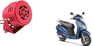 Skynex Air Raid Siren Sound Horn Red for Honda Activa 125