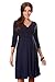 Gorgeous Maternity Dress Vneck Pregnancy Clothing Size 8 10 12 14 16 18 Top 4400 Variety of Colours (18, Navy)