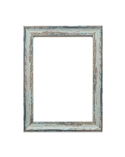 Memory Box Industrial Vintage Distressed Wood Effect/Camouflage Picture/Photo/Poster frame with Perspex Sheet - Moulding 32mm Wide and 18mm Deep - (50.8 x 60.9cm) Spoon Blue Distressed 20" x 24"