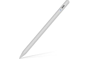 QDSYLQ Pencil 2. Generation, Pencil für iPad Mit Magnetisches Kabellos Palm Rejection Neigung Stift für iPad 6/7/8/9/10, Mini 5/6, Air 3/4/5, Pro 11" 1/2/3/4 12.9" 3/4/5/6, grau
