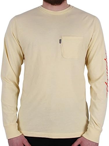 Rip'n'Dip RIPNDIP Dead Rose Longsleeve T-Shirt - Yellow - Small