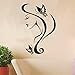 Produktbild XCSJX Sexy Beauty head portrait Wall Sticker Butterflies for home decoration Living room bedroom Mural Decals wallpaper PVC stickers