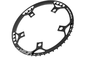 GIVBRO Bici Corona Guardia 130 BCD Narrow Wide Chainring 45T 47T 53T 56T 58T Catena Anello Pignoni per bici da strada, BMX MTB Bike