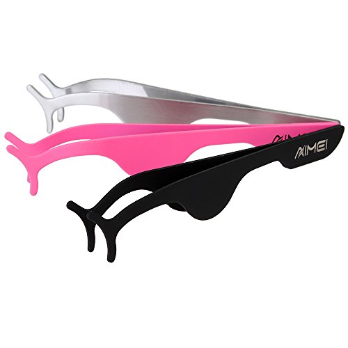 Neverland Pro falsche Wimpern Applicator / Remover-Pinzette Clip Nipper falschem Peitsche-Schonheits-Werkzeug Rosa - 4