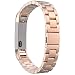 Produktbild MoKo Fitbit Alta Armband - Edelstahl Replacement Wrist Band Watchband Strap Uhrenarmband Erstatzband mit Metallschließe und Schnalle Watch Band für Fitbit Fitness Armband Alta, Rose Gold